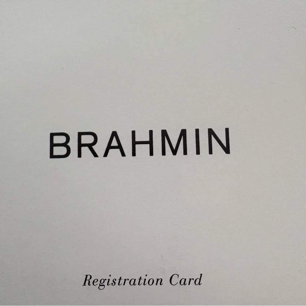 Brahmin Creamsicle Embossed Leather Tote - Picture 8 of 10